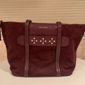 Like New! Vera Bradley Suede Shoulder Bag